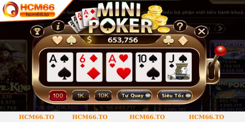 Mini poker luôn được xem là phiên bản rút gọn của trò chơi poker truyền thống